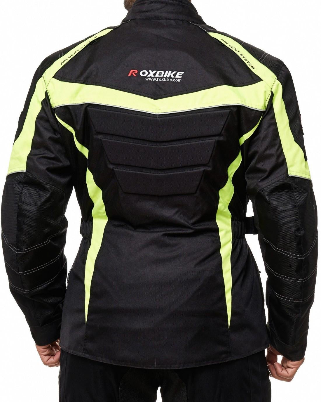 Motorrad Cordura/Textil Jacke Neon
